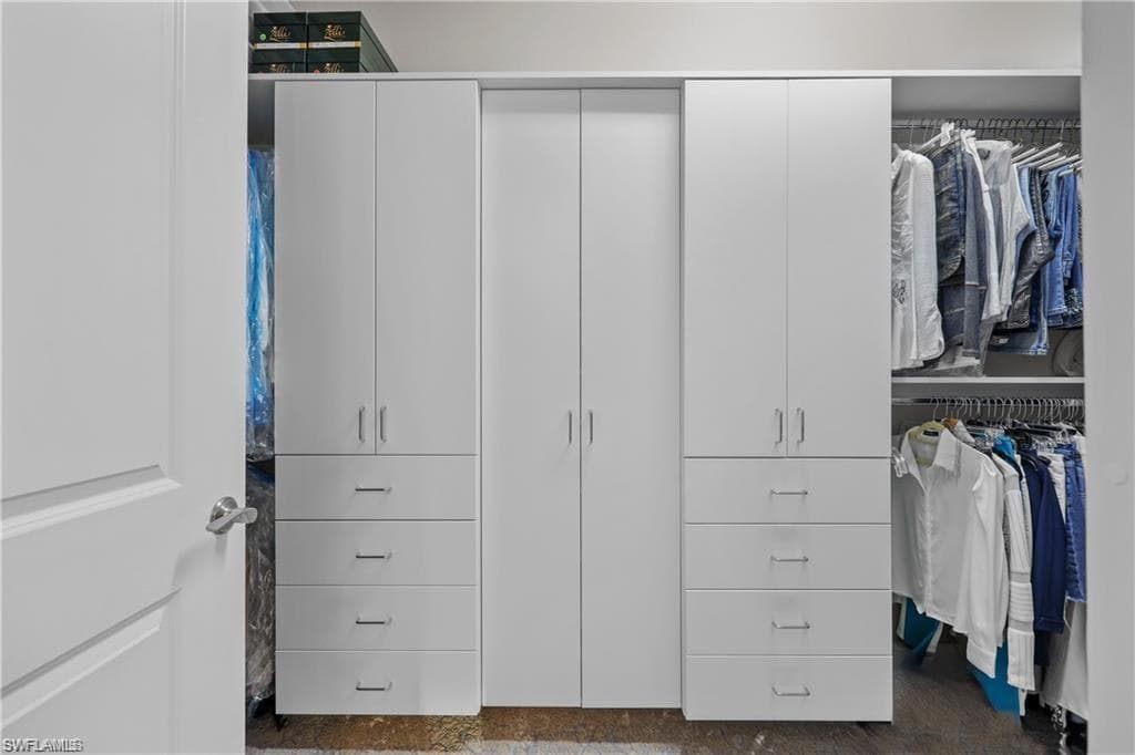 View of closet