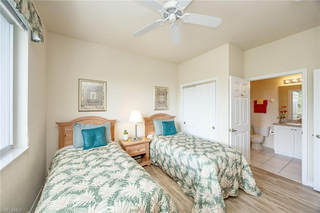 Bright and sunny guest bedroom suite