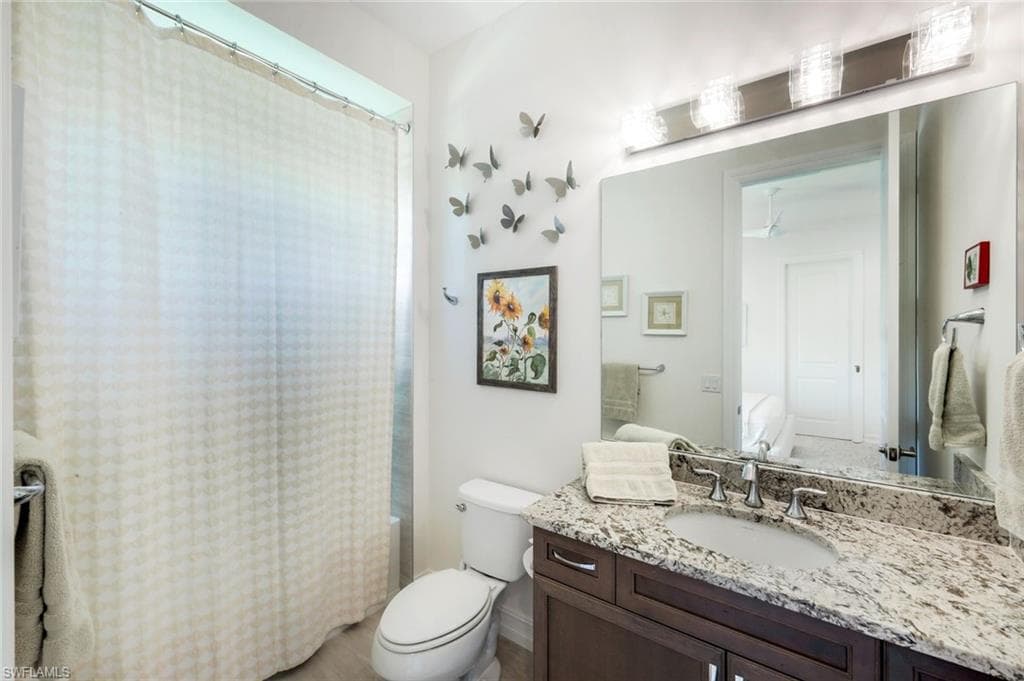 Guest bathroom with bathtub