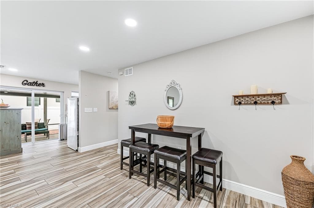 Dining area