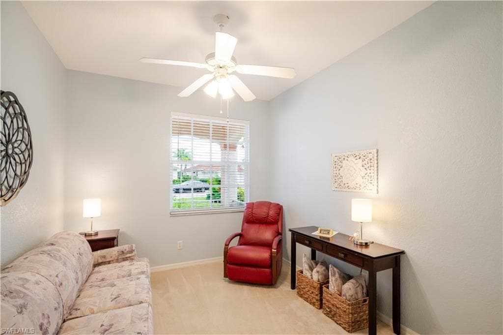 Den has closet and window may be guest bedroom