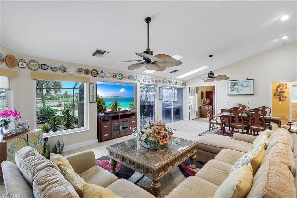 27'x27' with 14' Ceilings, New Skylights, Hurricane Windows, Custom Window Treatments