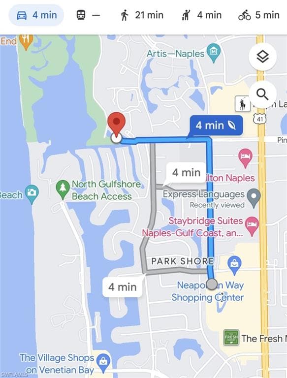 Location Map. Detailing the property's geographical position and travel times to various points of interest