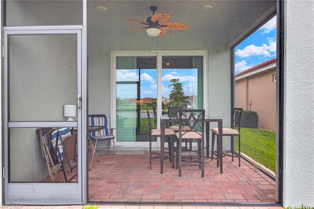 Rear Screened Lanai