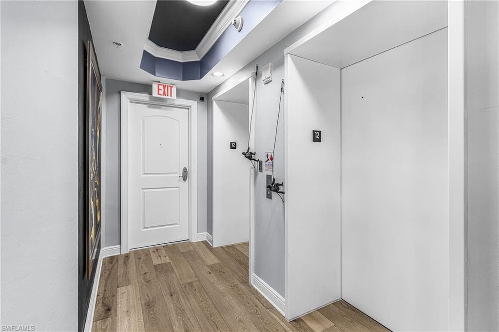 Private, secure elevator lobby welcomes you!