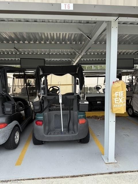 golf cart with golf cart storage