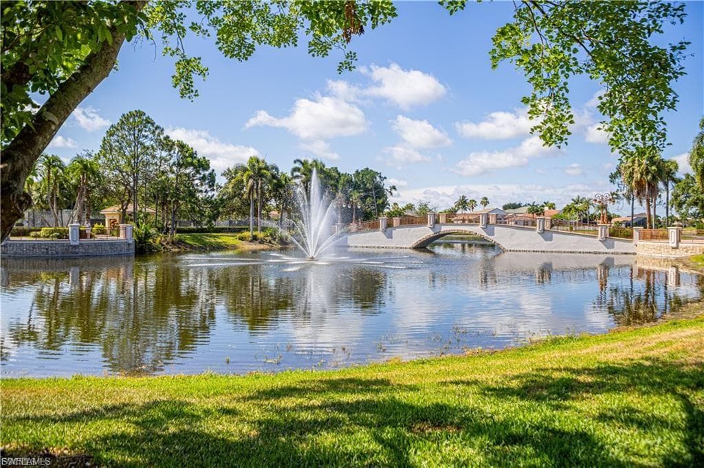 Saturnia Lakes Entrance Fountain