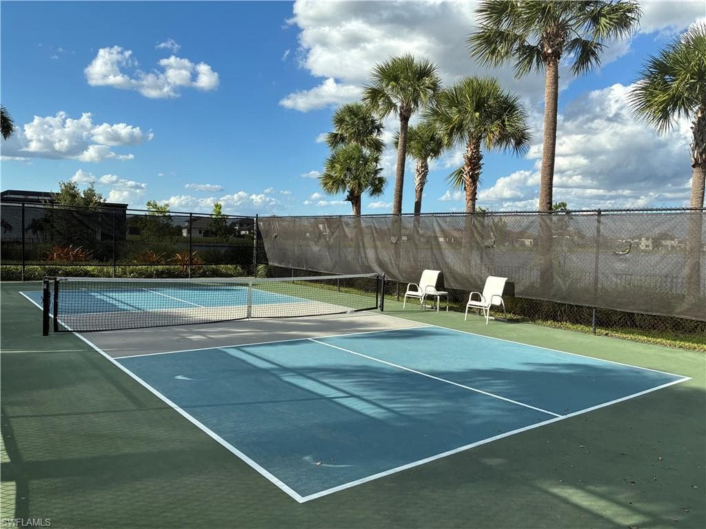 Pickleball court