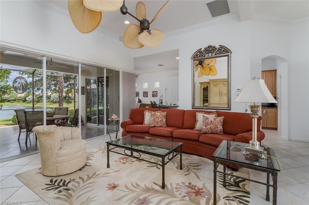 12' Ceilings in Great Room and 8' tall sliders