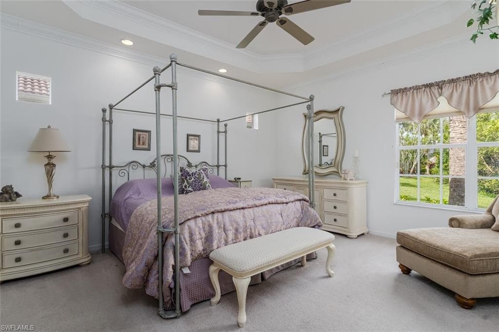 Primary Bedroom is oversized.