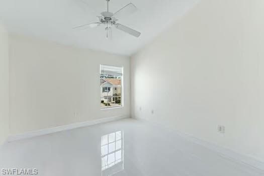 3rd Bedroom with a ceiling fan