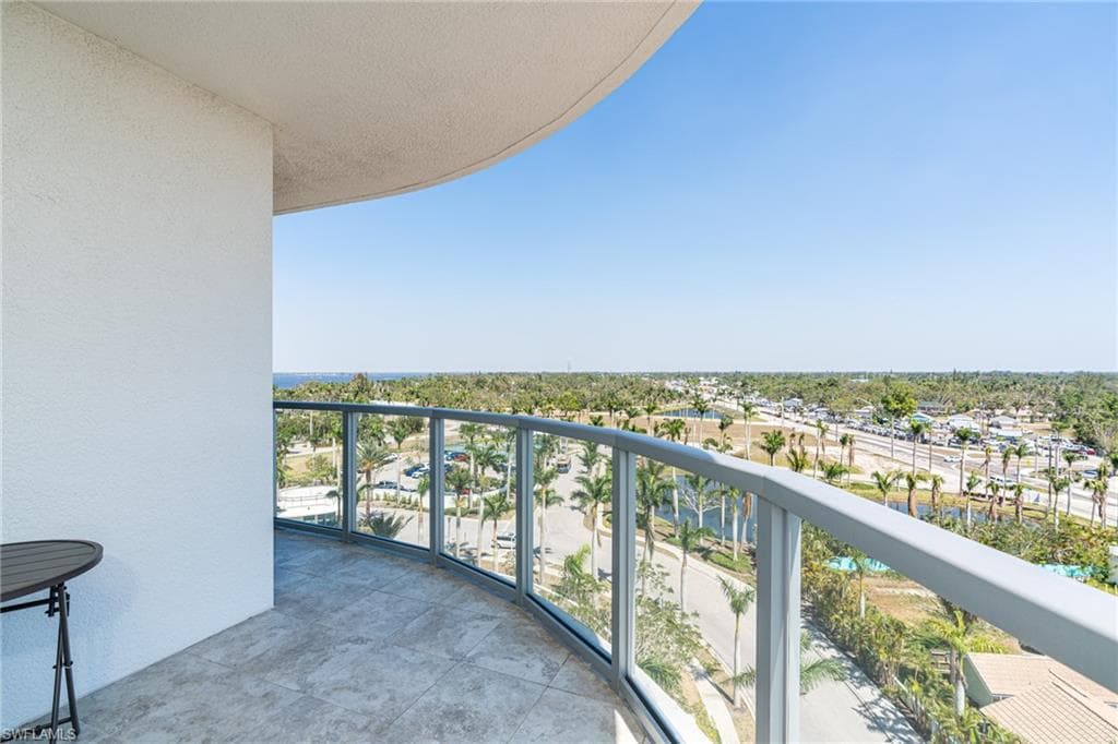 guest bedroom with private balcony