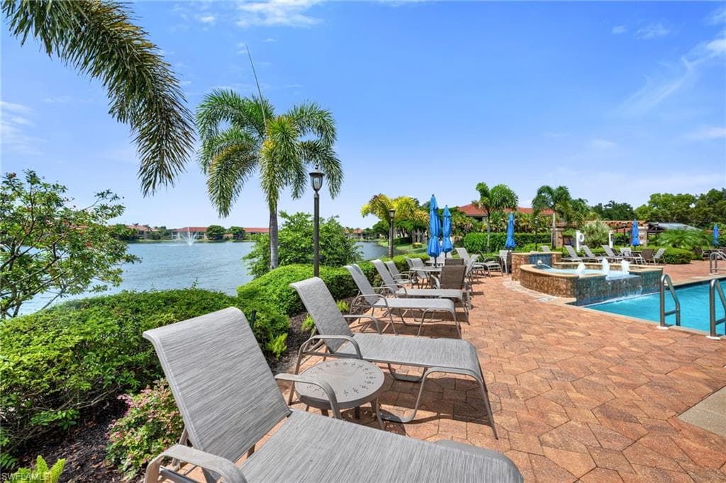 Main pool deck
