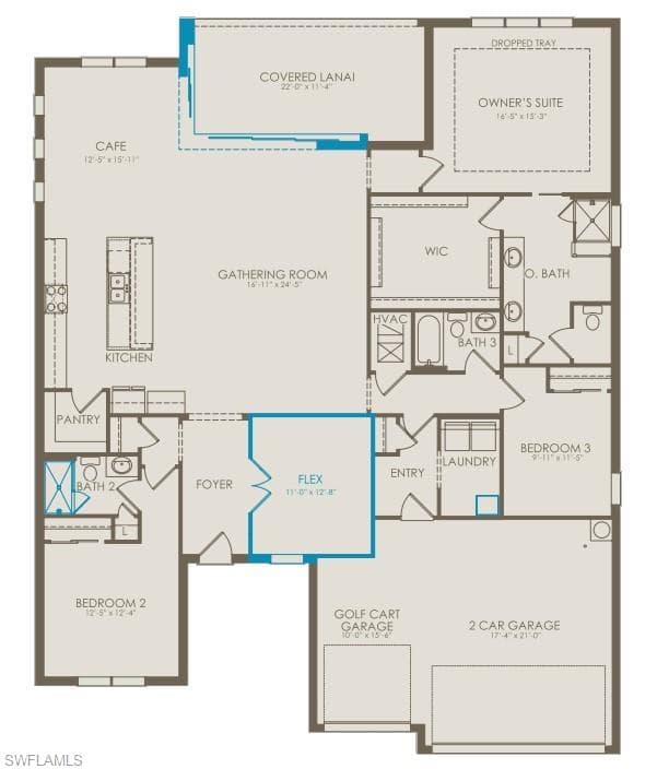 Floor plan with structurals