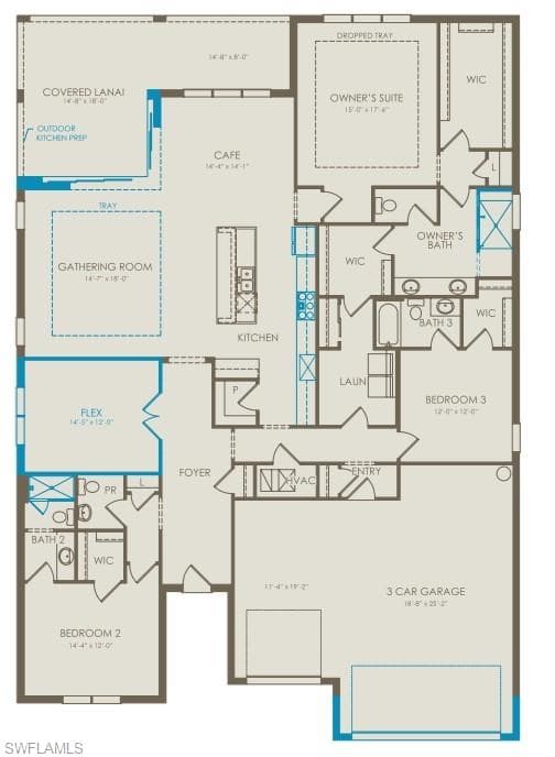 Floor plan with structurals