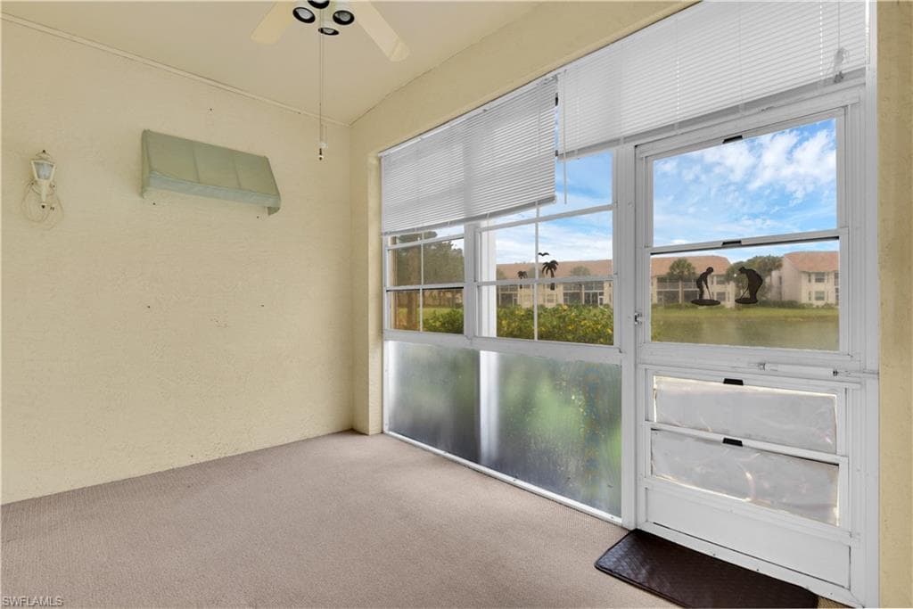 Electric Storm Shutter On Florida Room