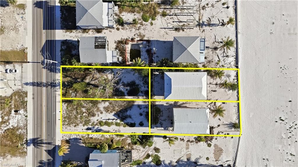 Map / location with property parcel outlined