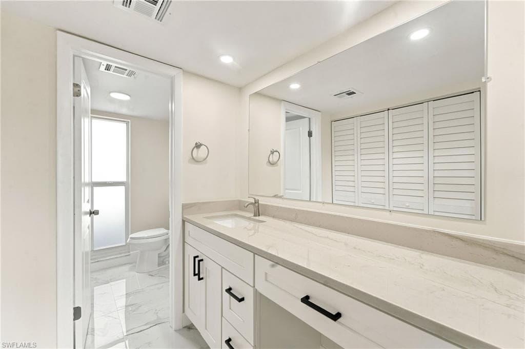 Renovated bathroom