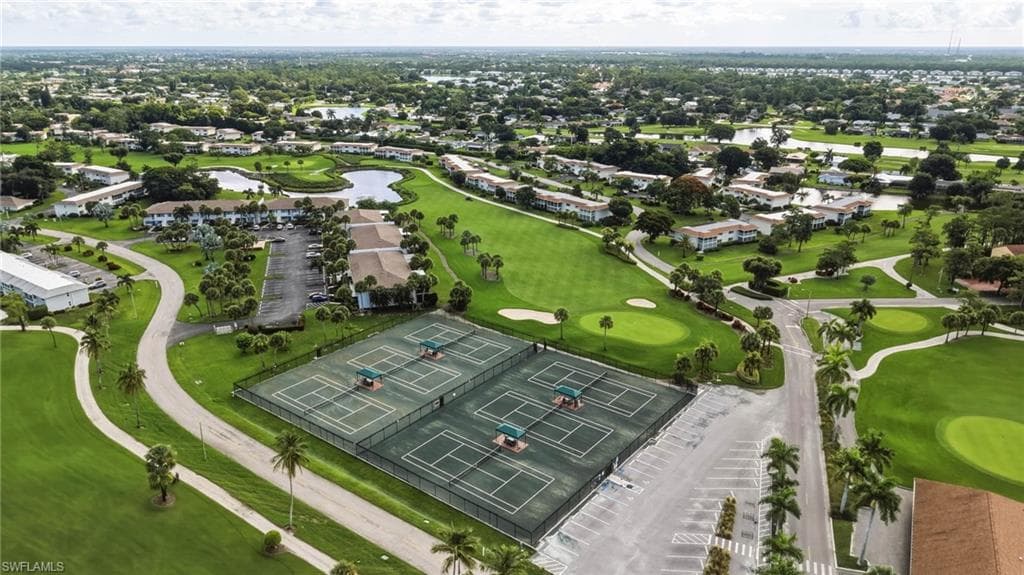 Tennis courts in the Glades Community in Naples Florida