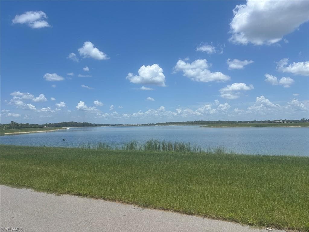 view from backyard of Lake
