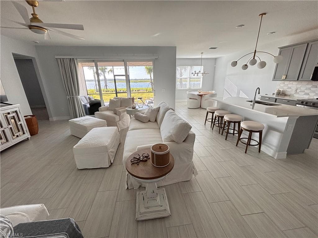 Great Room Open concept perfect for entertaining.