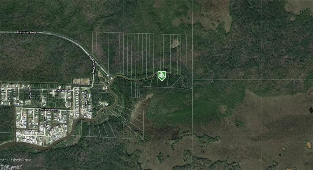 Aerial Map. Illustrating the property's boundaries and surrounding geographical features