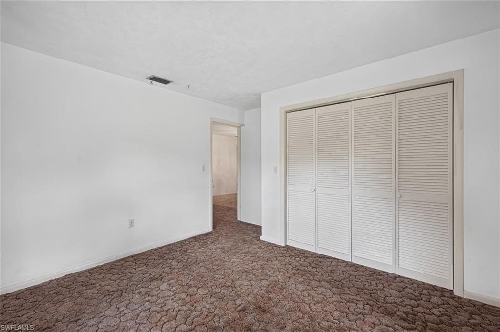 Closet inside Bedroom
