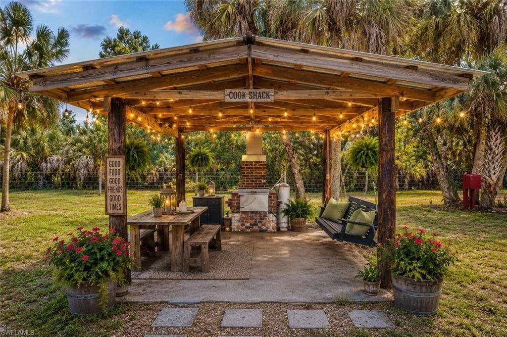 Virtually Staged Cook Shack - Perfect for Grilling Your Fresh Catch of the Day