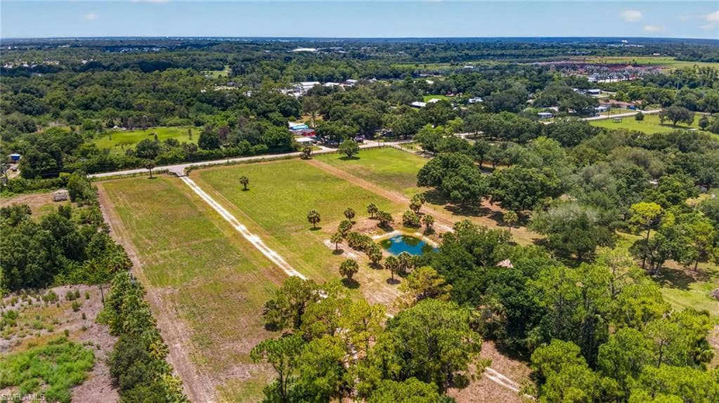 Aerial Photo featuring the Fresh Water Pond
