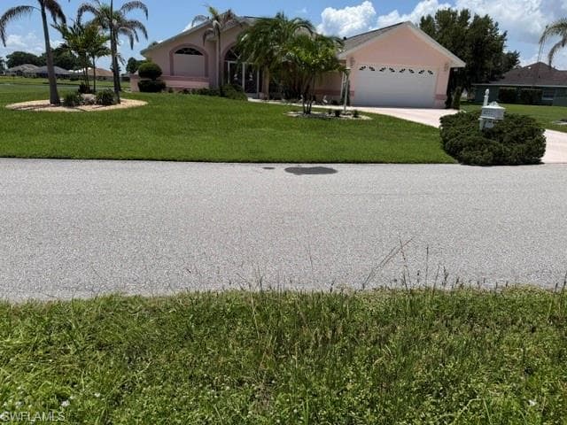 View across from lot