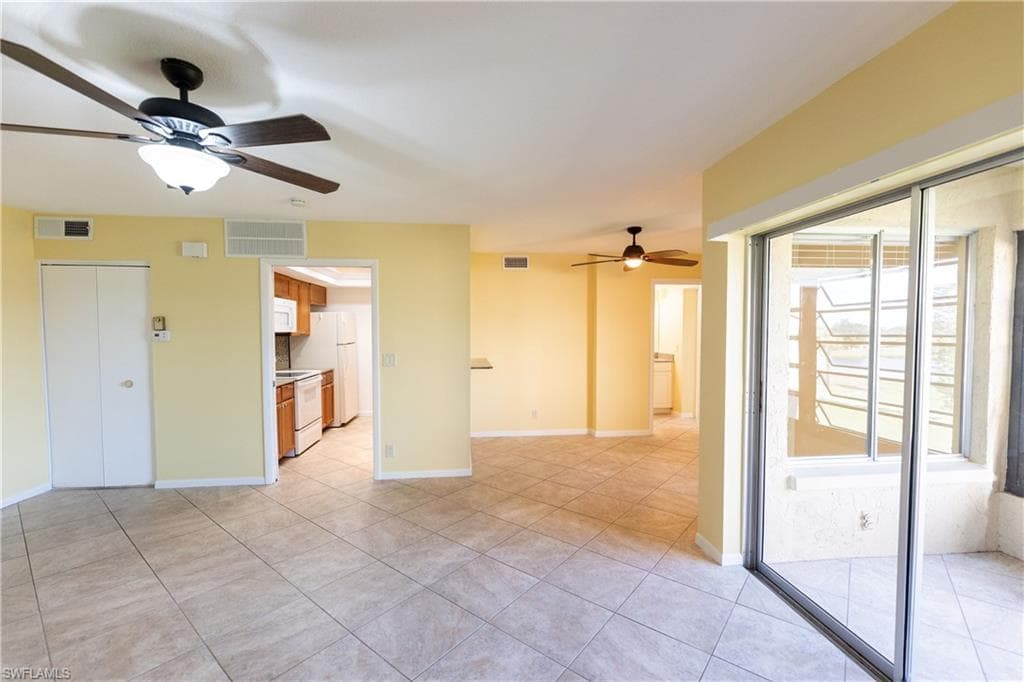 Open Concept living and dining