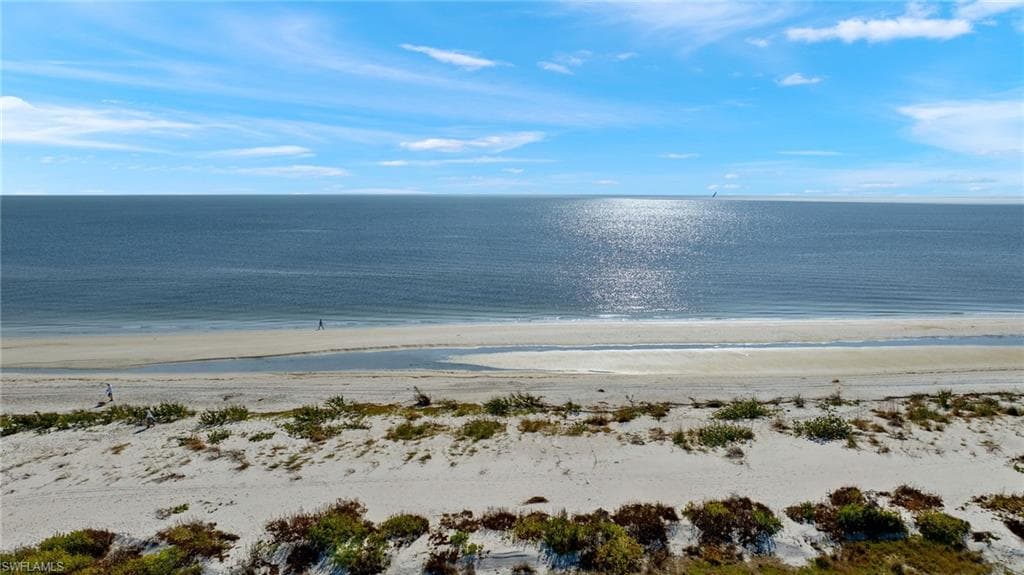 Water view with nearby beach