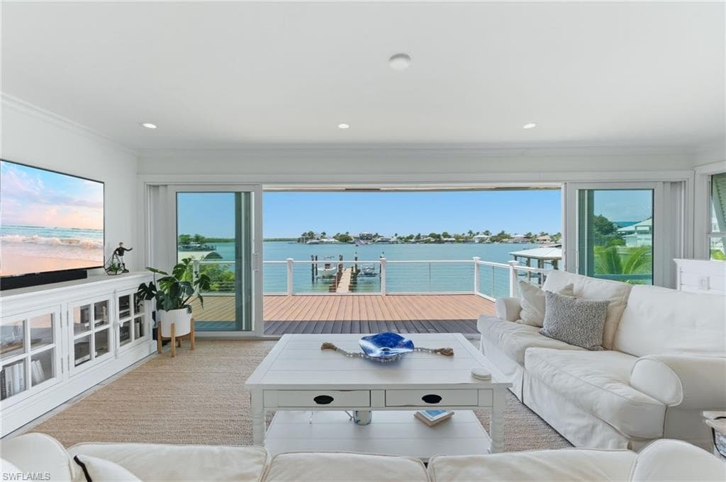Sliders open for indoor/outdoor living