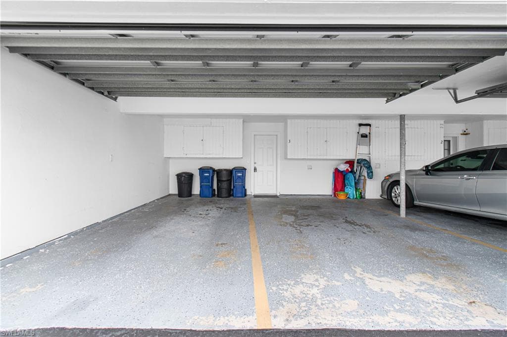 One assigned garage space