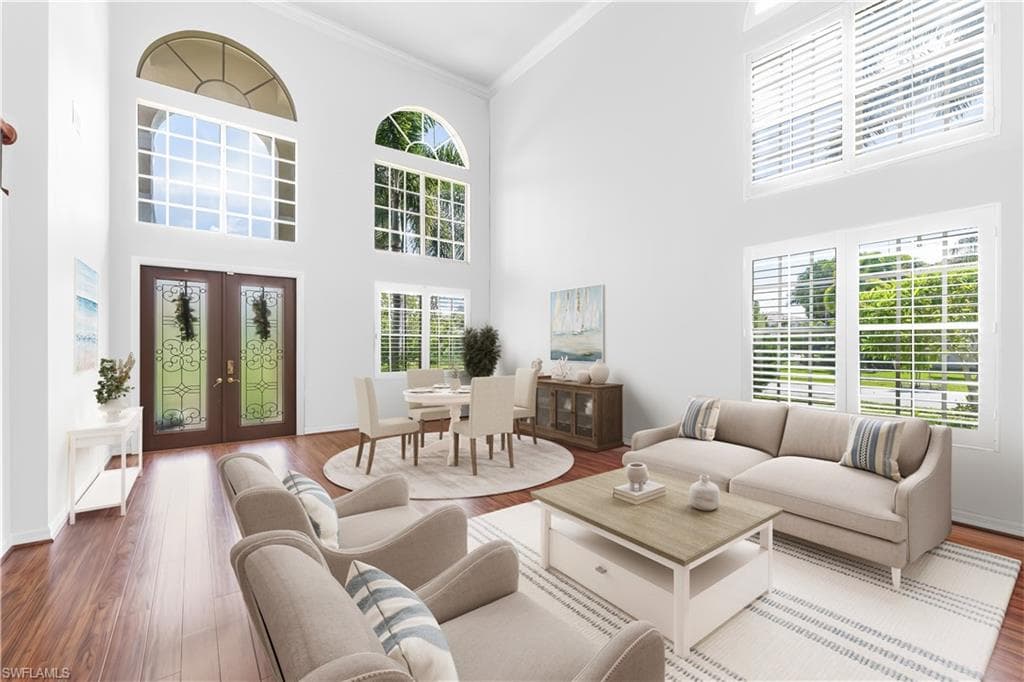 Virtually Staged Front Living Area Option 2