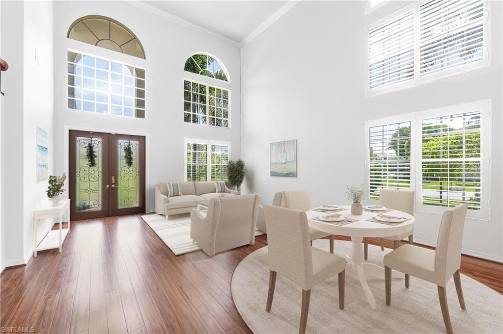Virtually Staged Front Living Area Option 1