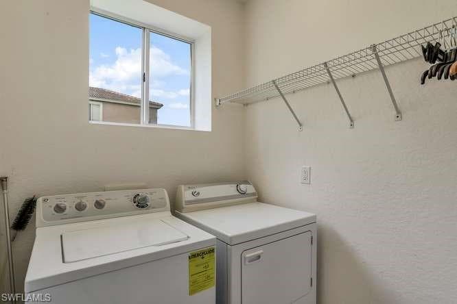 Interior laundry room