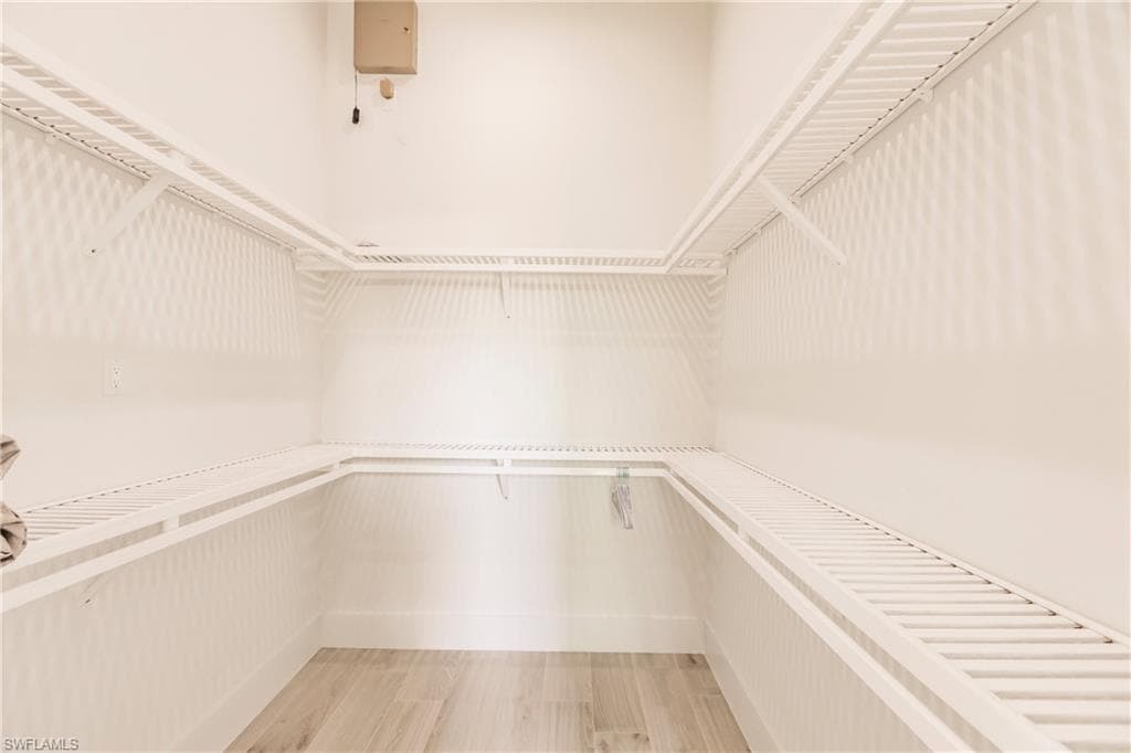 Primary closet