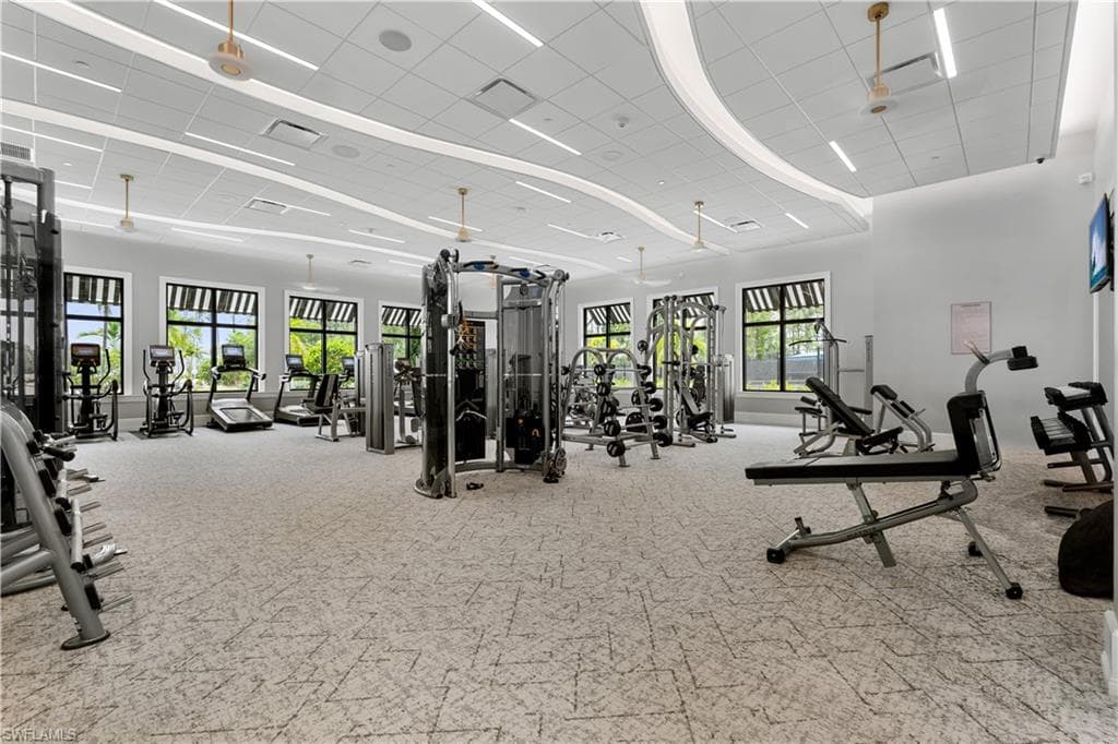 Fully equipped gym