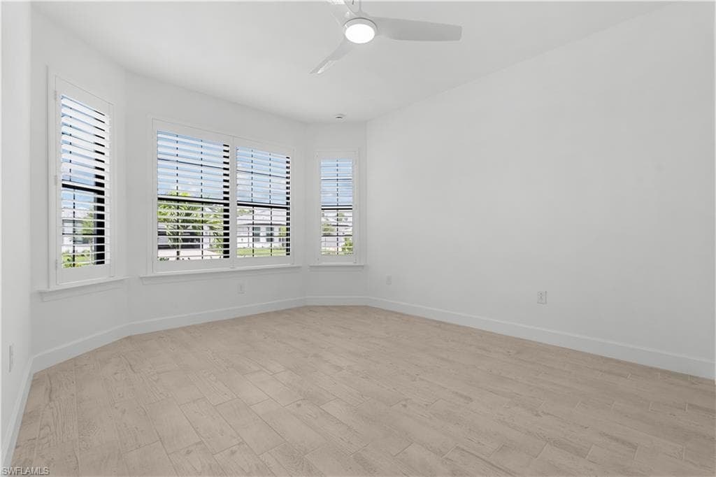 Front bedroom with lots of natural lighting