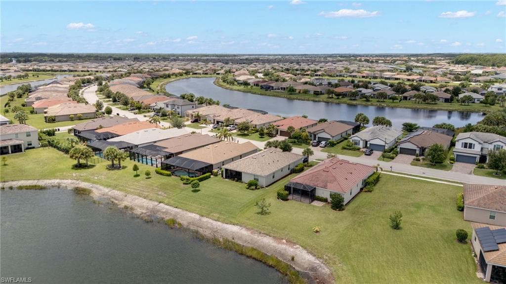 Extensive community featuring numerous single-story and two-story homes