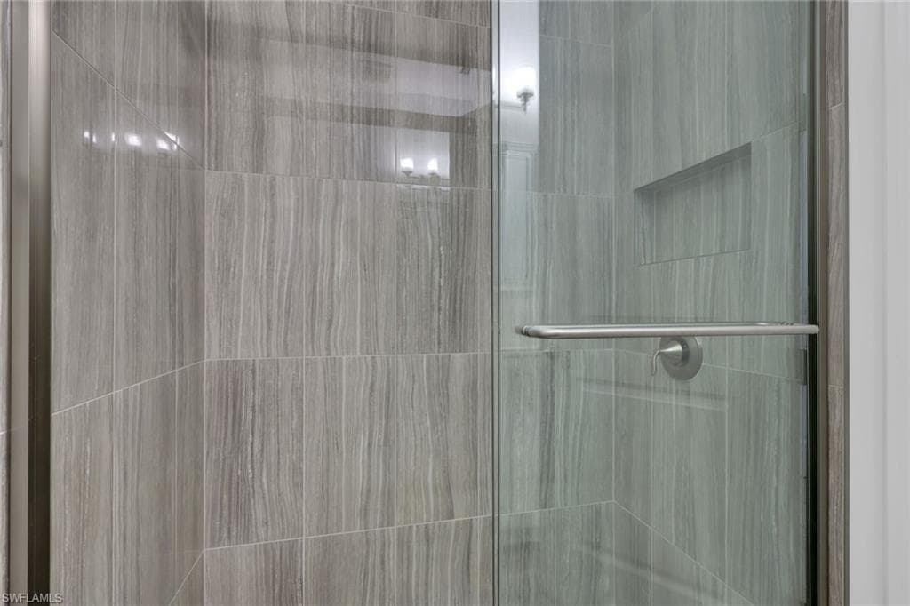 Main floor bath with upgraded shower.