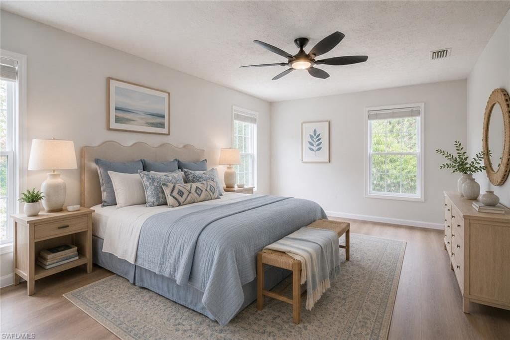 Second floor primary bedroom