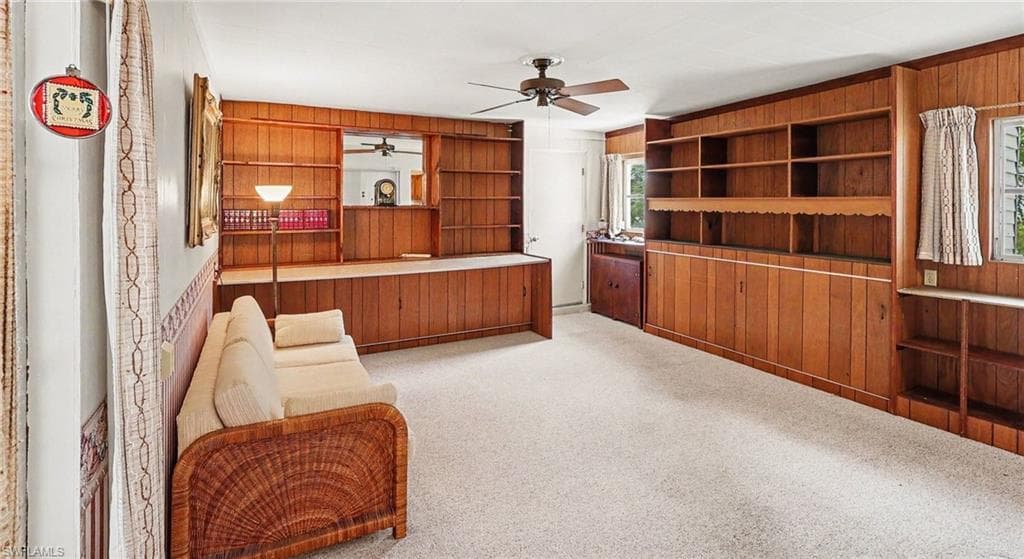 Family rm/den, Great storage