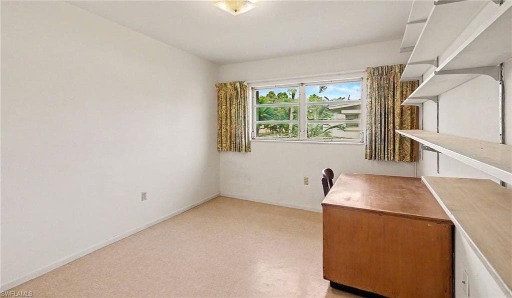 Office or 3rd bedroom, Terrazzo floors