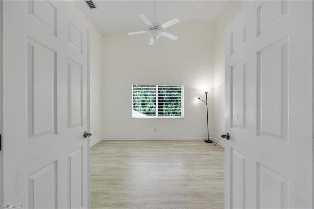 MIDDLE BEDROOM, BR #2 WITH A SLIDING WINDOW