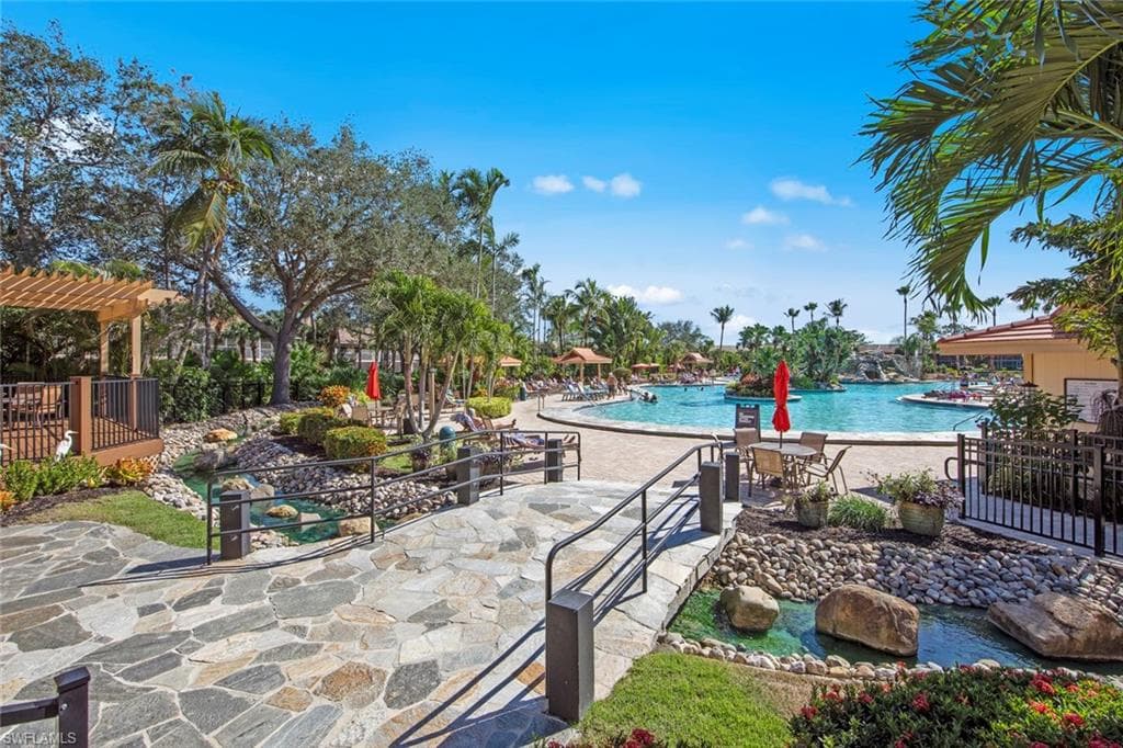 FLAGSTONE PATH FROM THE CLUBHOUSE TO THE FABULOUS COMMUNITY POOL