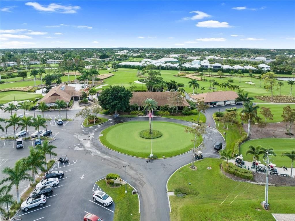 Clubhouse and putting green