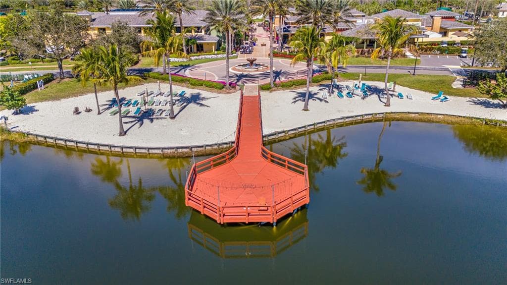 Man Made beach area