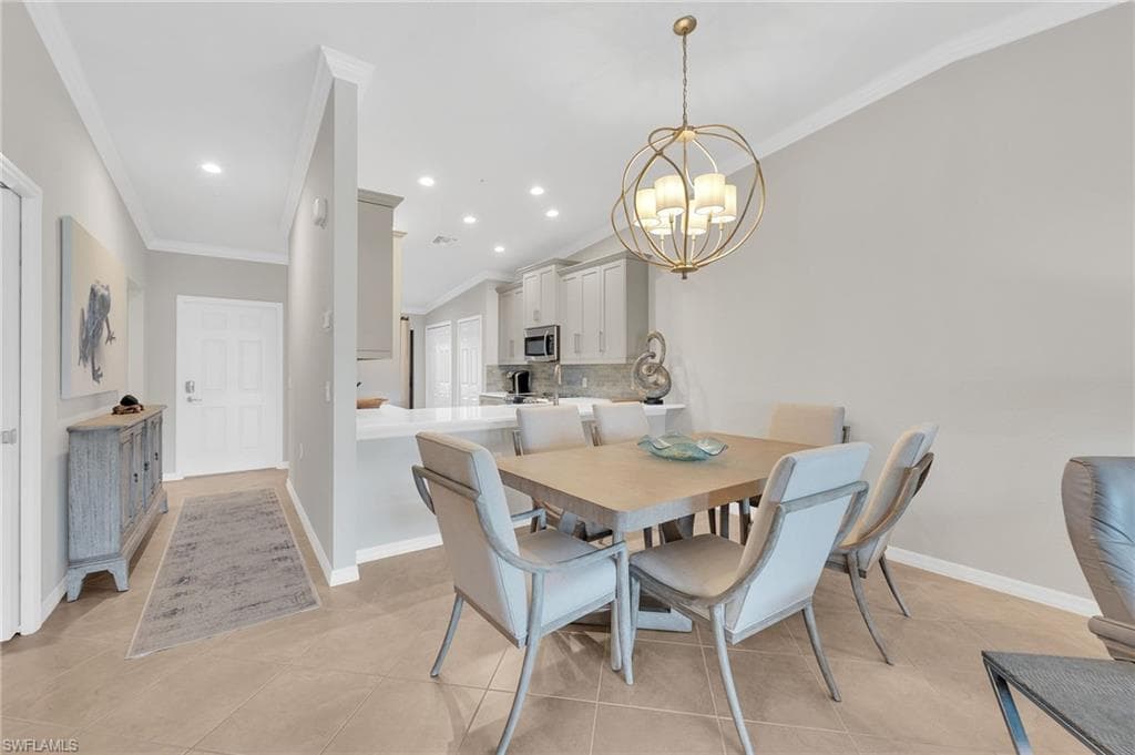 Stunning dining area